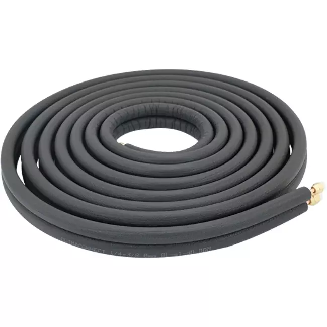 Set di tubi di raffreddamento ClimaConnect con raccordi svasati  1/4-3/8, lunghezza 8 metri