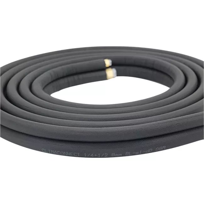 Set di tubi di raffreddamento ClimaConnect con raccordi svasati  1/4-1/2, lunghezza 6 metri