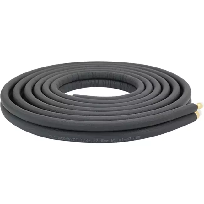 Set di tubi di raffreddamento ClimaConnect con raccordi svasati  1/4-1/2, lunghezza 8 metri