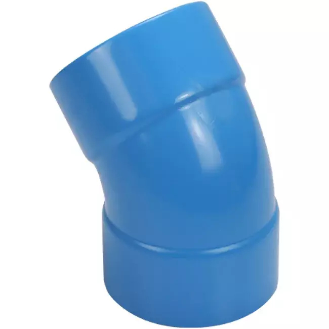 Wavin Ventiza curva 45 gradi PVC rotonda per diametro 125 mm M/M
