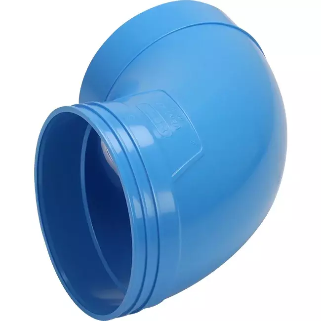 Wavin Ventiza curva 90 gradi PVC rotonda 160 mm M/S