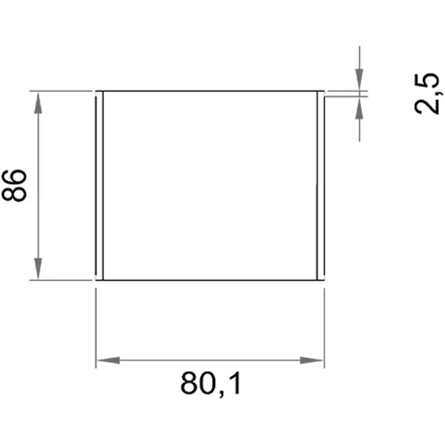 Wavin Ventiza giunto in PVC rotondo 80 mm M/M