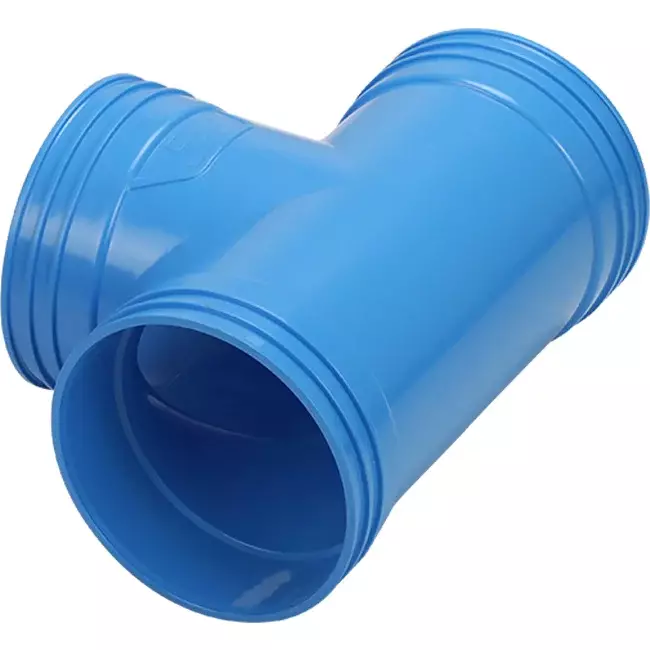 Wavin Ventiza Raccordo T 90 gradi PVC rotondo per diametro 125 mm M/M/M