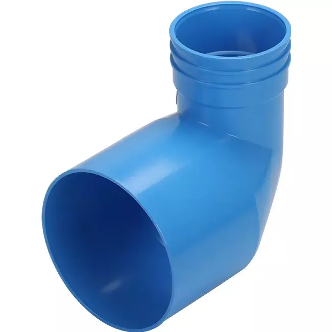Wavin Ventiza estremità 90 gradi PVC rotonda 125x80x50 mm M/M