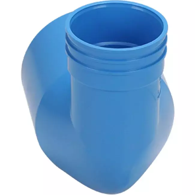 Wavin Ventiza estremità 90 gradi PVC rotonda 125x80x50 mm M/M