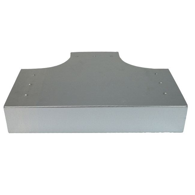 Raccordo a T 90 gradi 300x80 - 220x80 per canalizzazione