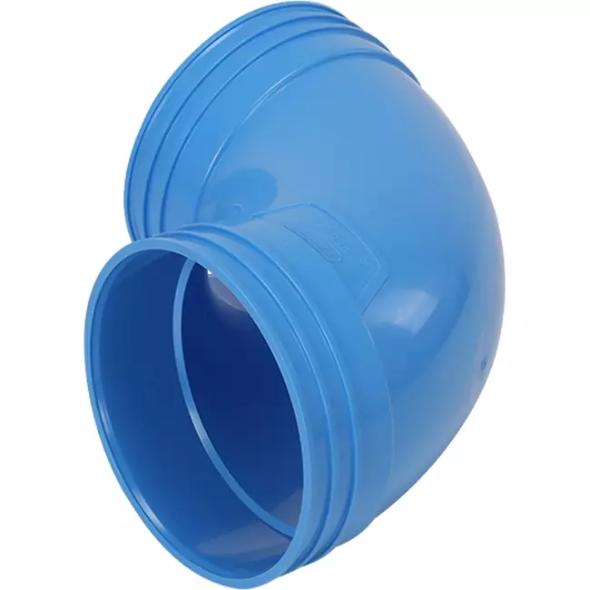 Wavin Ventiza curva 90 gradi PVC rotonda 125 mm M/M