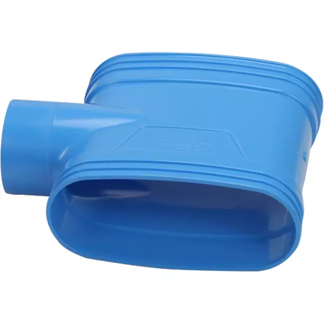 Wavin Ventiza Ramo T in PVC ovale 195x80 mm M/M/M