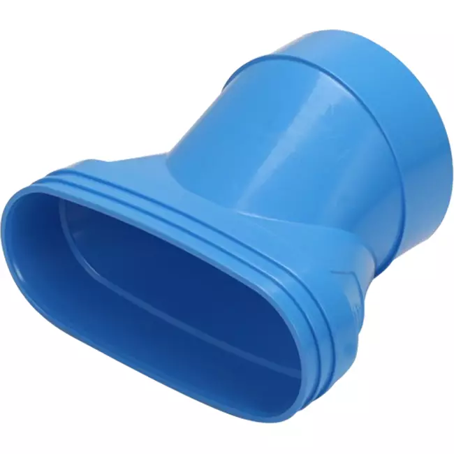 Wavin Ventiza Transizione PVC ovale 195x80 mm a 125 mm eccentrico M/S