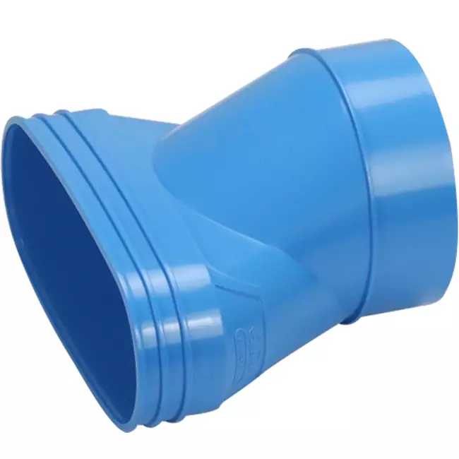 Wavin Ventiza Transizione PVC ovale 195x80 mm a 125 mm eccentrico M/S