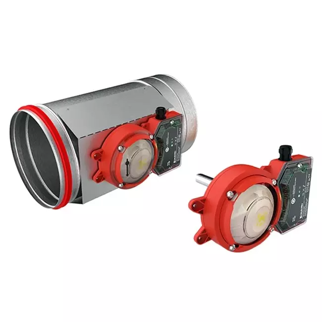 Sensore di fumo 24V per serranda tagliafuoco circolare 355 mm - E-FDC A SSA D355 24