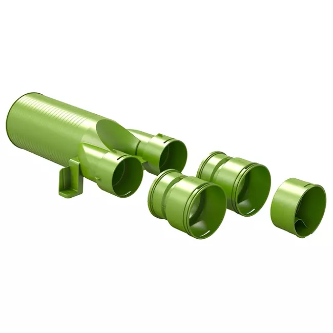 Ubbink Air Excellent 48C Adattatore per valvola con diametro di 125 mm
