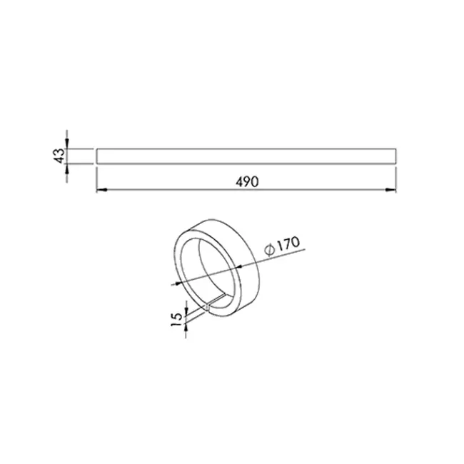 Europlast filtro per SPK2 - F490x43 (2 pezzi)