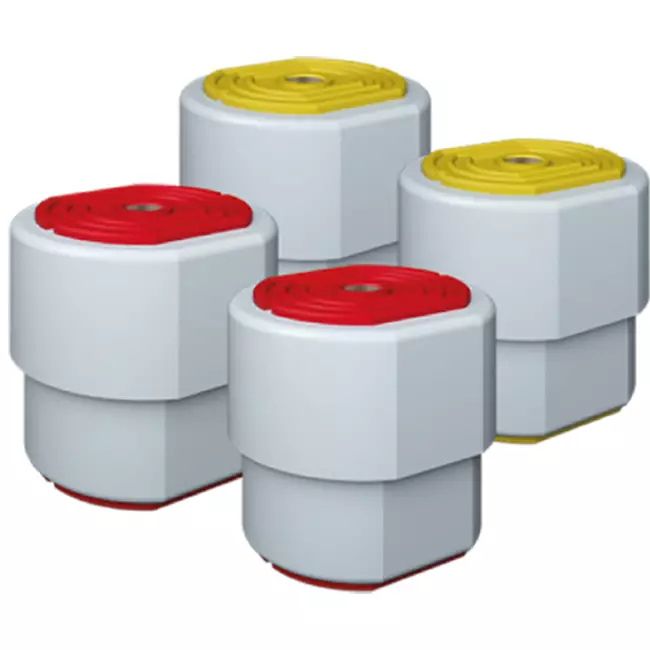 Kit di vibrazione ClimaConnect 3.2 rosso/giallo, con molla, per unità fino a 120 KG