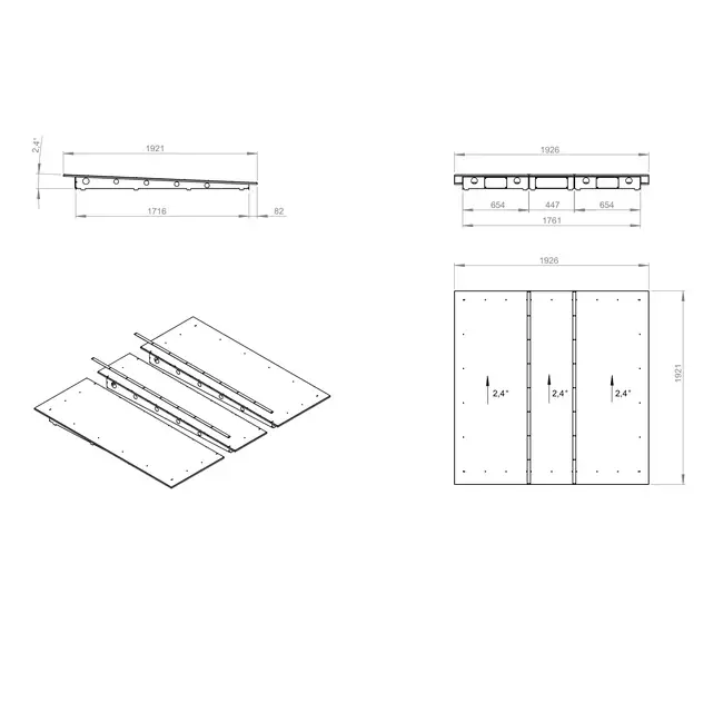 Tetto antipioggia per ROTO K / RHE 7600 H T BG1