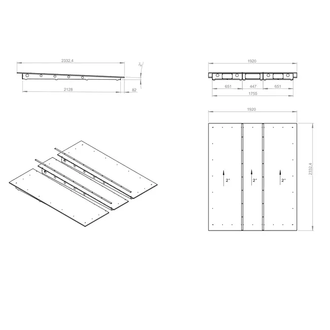 Tetto antipioggia per ROTO K / RHE 12600 H T BG1