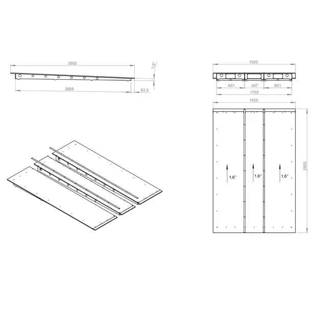 Tetto antipioggia per ROTO K / RHE 20000 H T BG1