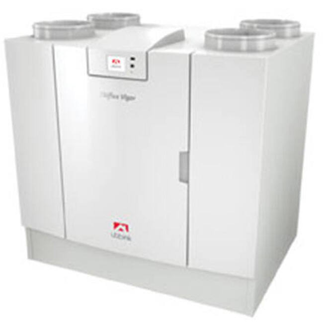 Ubbink ventilazione meccanica con recupero di calore Ubiflux Vigor W600 4/0 destro