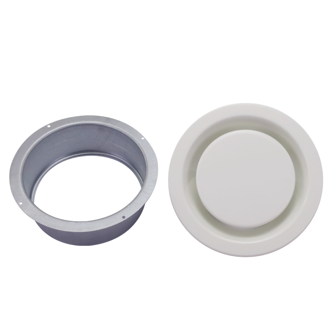Valvola di scarico aria 80 mm con molle metalliche - EAV-C80 RAL9010