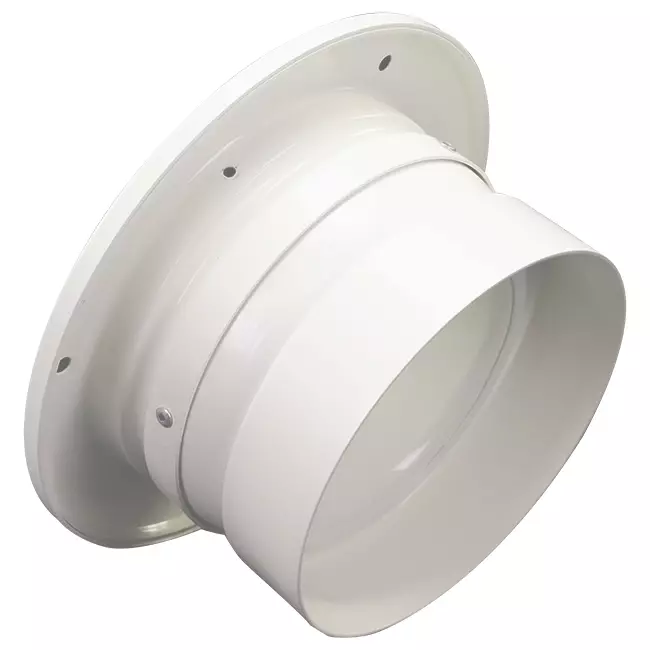 Diffusore a getto 250mm Montaggio a parete e soffitto RAL 9010