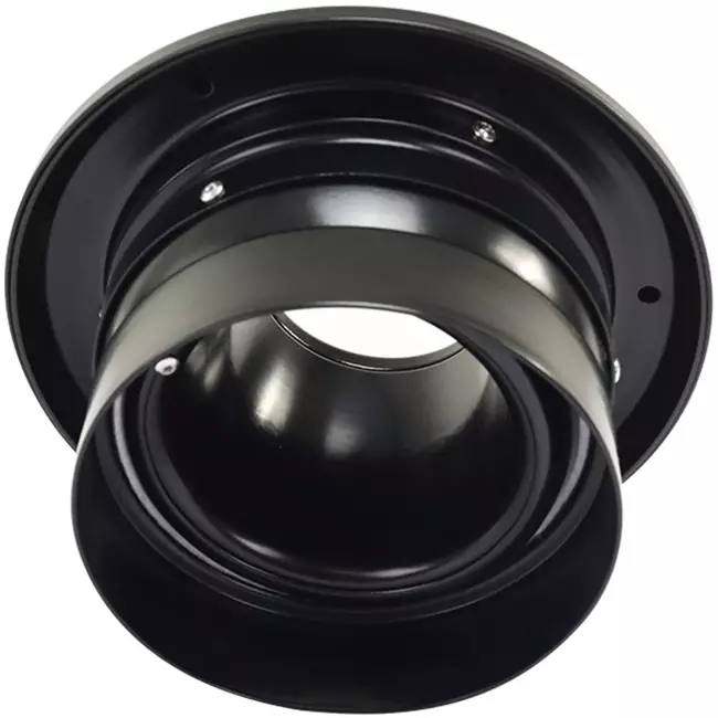 Diffusore a getto 125mm Montaggio a parete e soffitto  RAL 9005