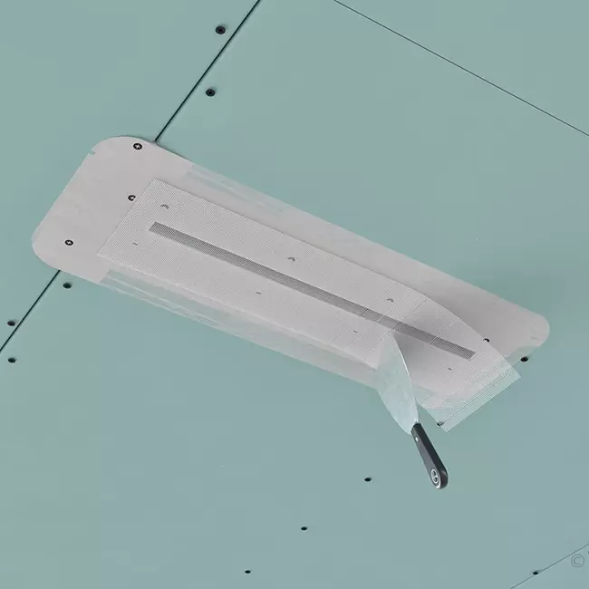Ergovent, lamelle senza cornice da 500 mm con diametro di raccordo di 75 mm - standard