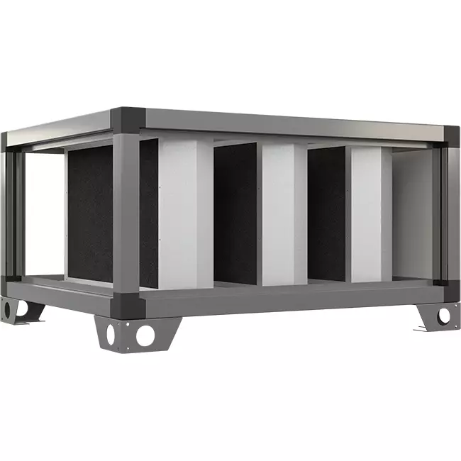 Silenziatore Maxivent 1000 mm per M4512 orizzontale a basso profilo - SL2
