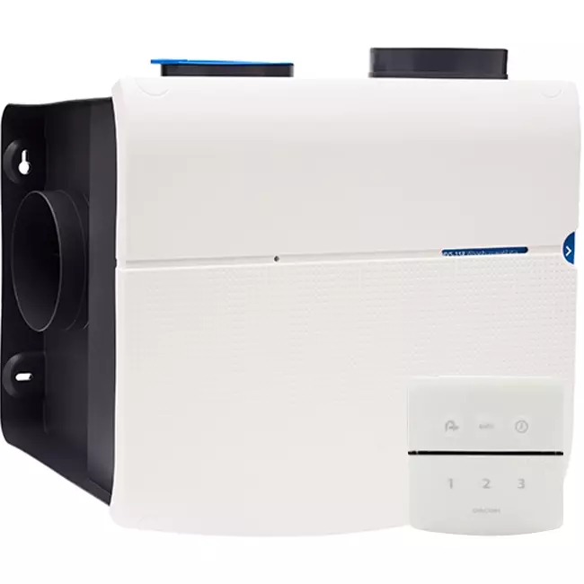 Orcon MVS-15RHB 550 m³/h + sensore di umidità + controllo RFT - spina di sicurezza