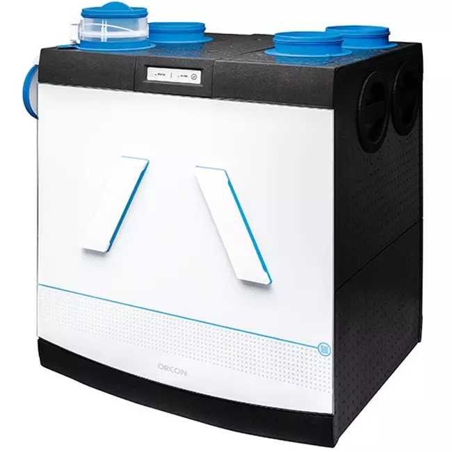 Orcon HRC-425 Ecosmart sistema di ventilazione meccanica con recupero di calore con 2 zone di controllo - 425 m³/h