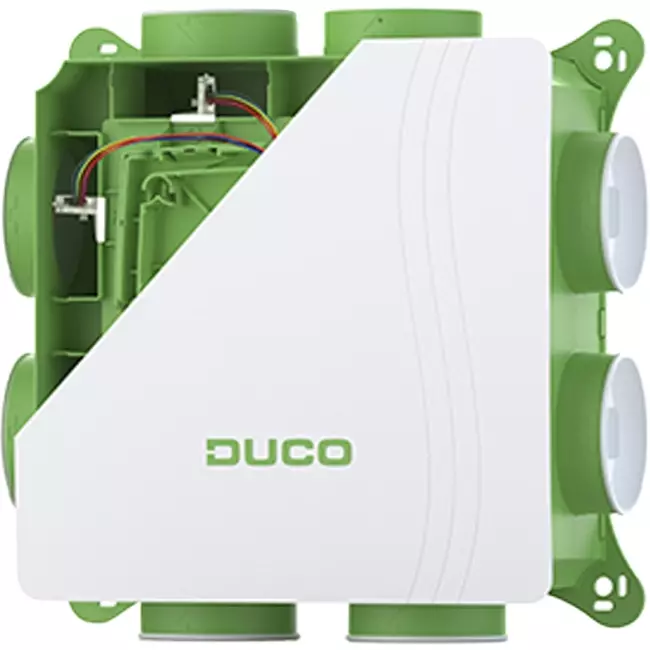 DucoBox Silent 2.0 400 m³/h + controllo RF + 4 valvole - spina di sicurezza
