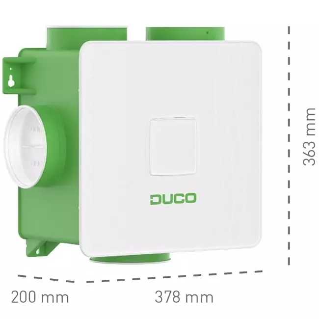 DucoBox Reno 325 m³/h - tappo perilex