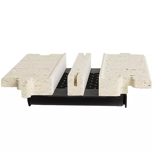 Sezione intermedia Ergovent per diffusori modulari a feritoia da 200 mm - 2 feritoie