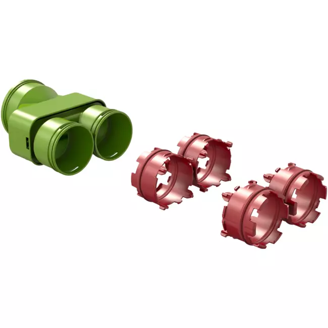 Ubbink Air Excellent 55SC-23C connettore per cassetta di distribuzione aria DBOX 200/800