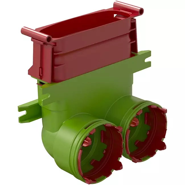Riduttore Ubbink Air Excellent 2x 34C - 45SC curva 90°