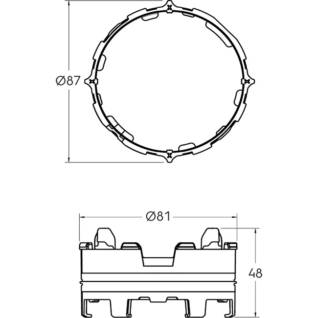 Anello Click-Seal Ubbink Air Excellent 34C - 10 pezzi