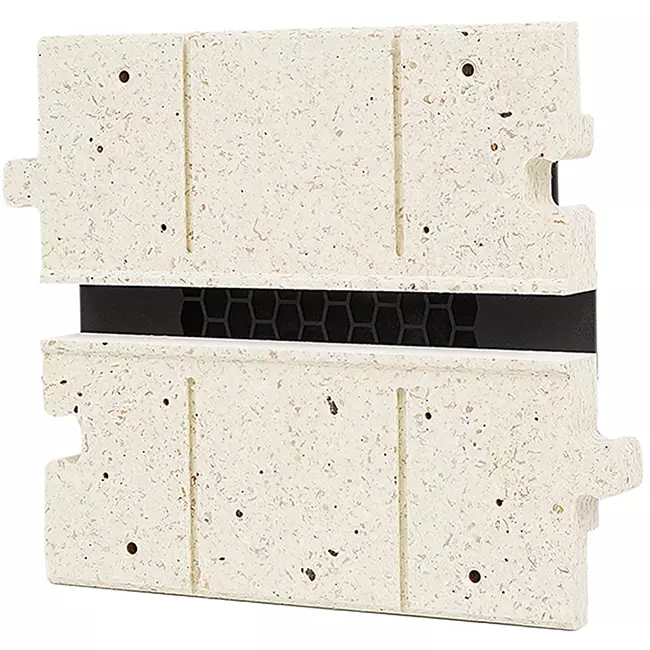 Sezione intermedia Ergovent per diffusori modulari a feritoia da 200 mm - 1 feritoia