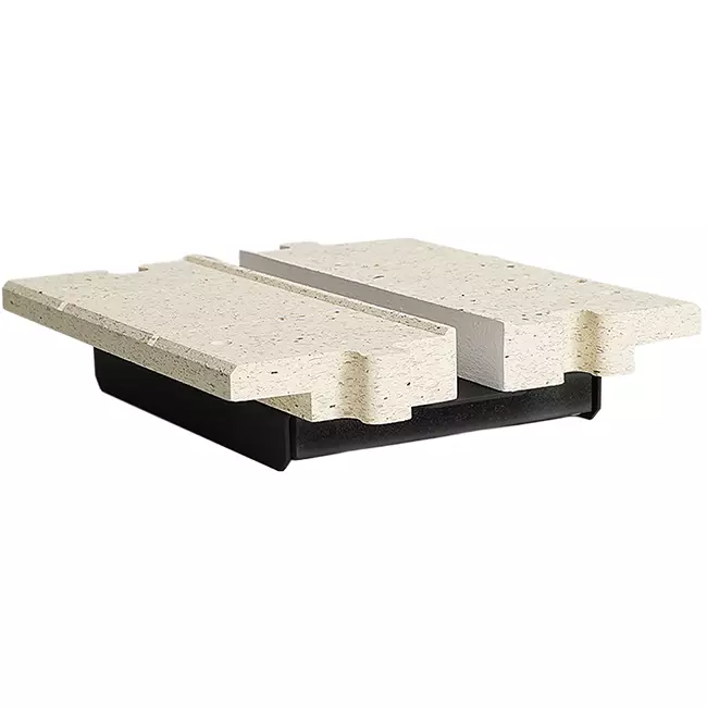 Sezione intermedia Ergovent per diffusori modulari a feritoia da 200 mm - 1 feritoia