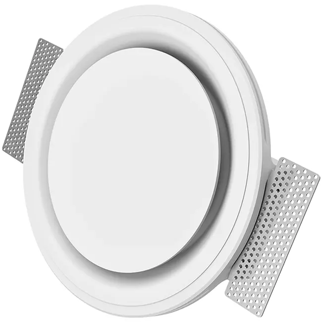 Valvola di ventilazione Ergovent senza cornice rotonda 125 mm - con effetto coanda