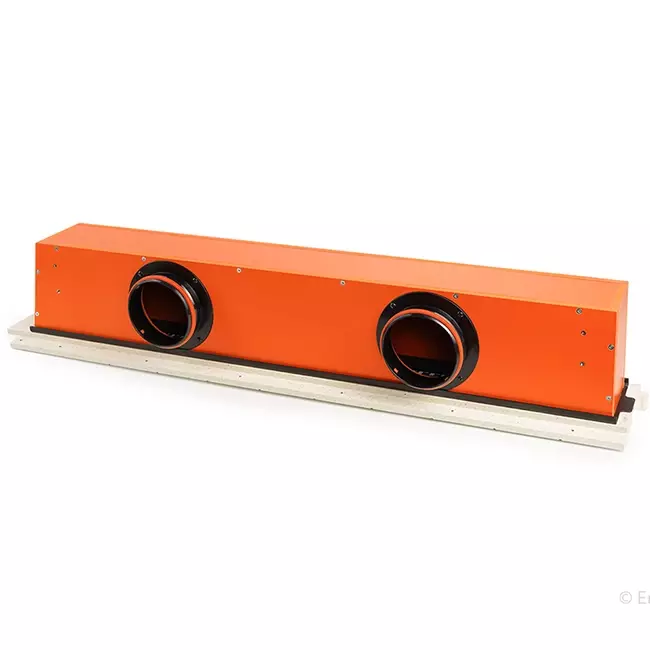 Diffusore a feritoia senza telaio Ergovent 1050 mm con diametro di raccordo 125 mm - climatizzazione - 1 feritoia