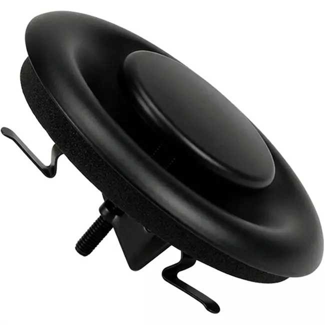 Valvola di scarico di ventilazione in metallo 125 mm con clip a molla - DVS-C125 - RAL 9005 30% lucido