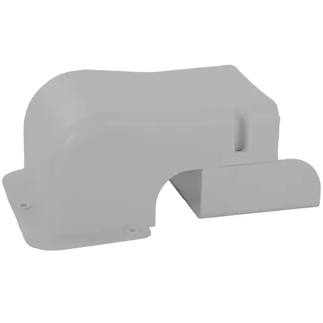Tappo a parete ClimaConnect per canale di montaggio 75 mm - RAL 9010