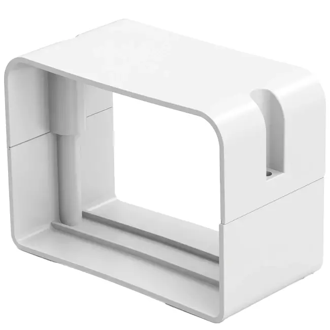 Raccordo ClimaConnect per canale di montaggio 100 mm - RAL 9010