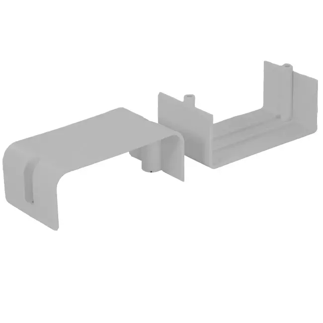 Raccordo ClimaConnect per canale di montaggio 100 mm - RAL 9010