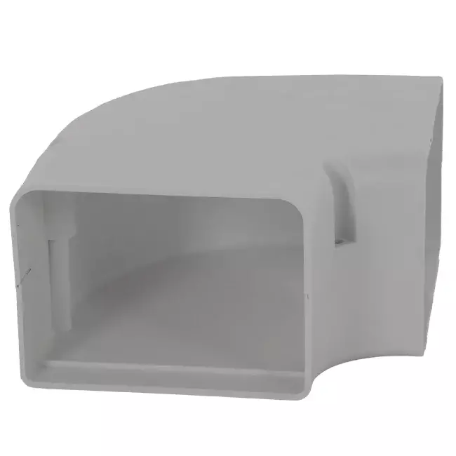 ClimaConnect 90° curva piatta per canale di montaggio 100 mm - RAL 9010