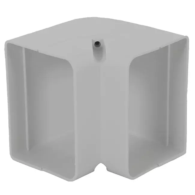 Curva interna ClimaConnect per canale di montaggio 100 mm - RAL 9010