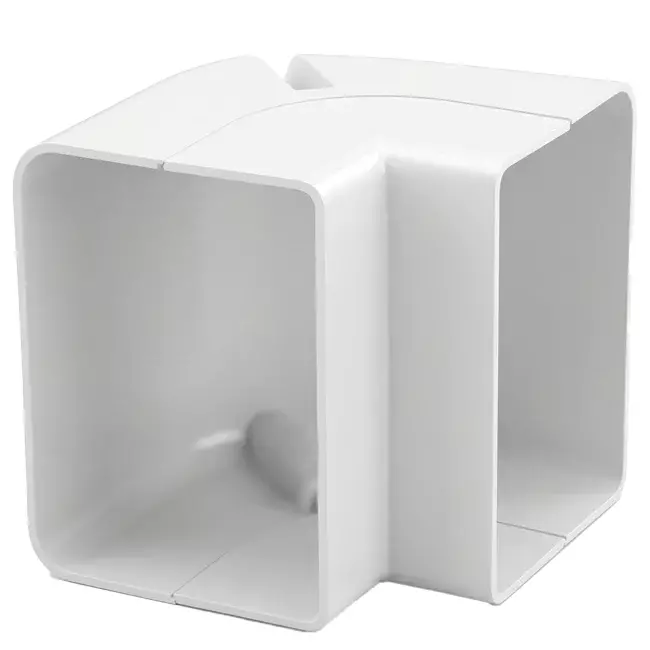 Curva esterna ClimaConnect per canale di montaggio 75 mm - RAL 9010