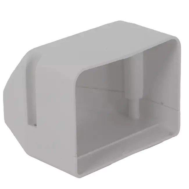 Estremità ClimaConnect per canale di montaggio 75 mm - RAL 9010