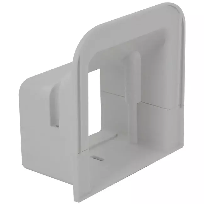 Rosone a parete ClimaConnect per canale di montaggio 75 mm - RAL 9010