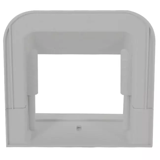 Rosone a parete ClimaConnect per canale di montaggio 75 mm - RAL 9010
