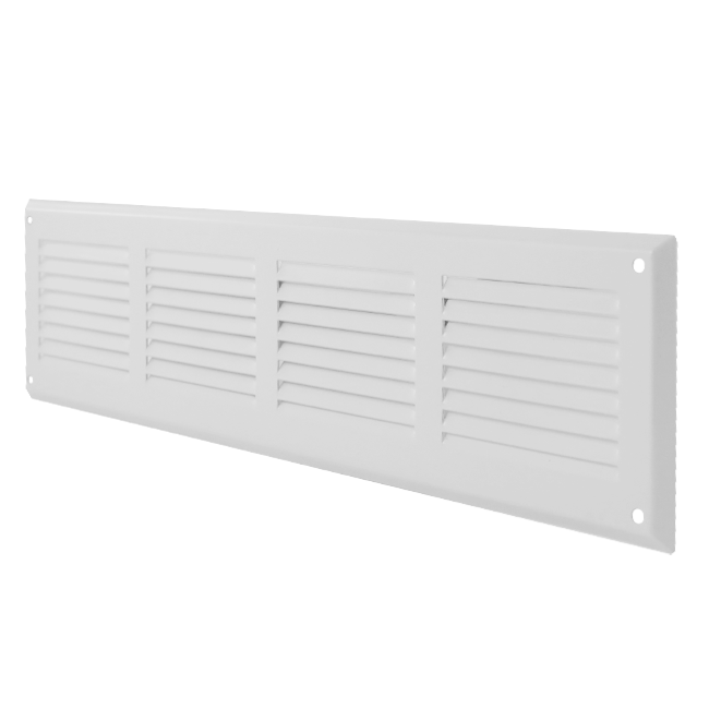 Diffusore a parete 400x100mm in alluminio - RAL9016